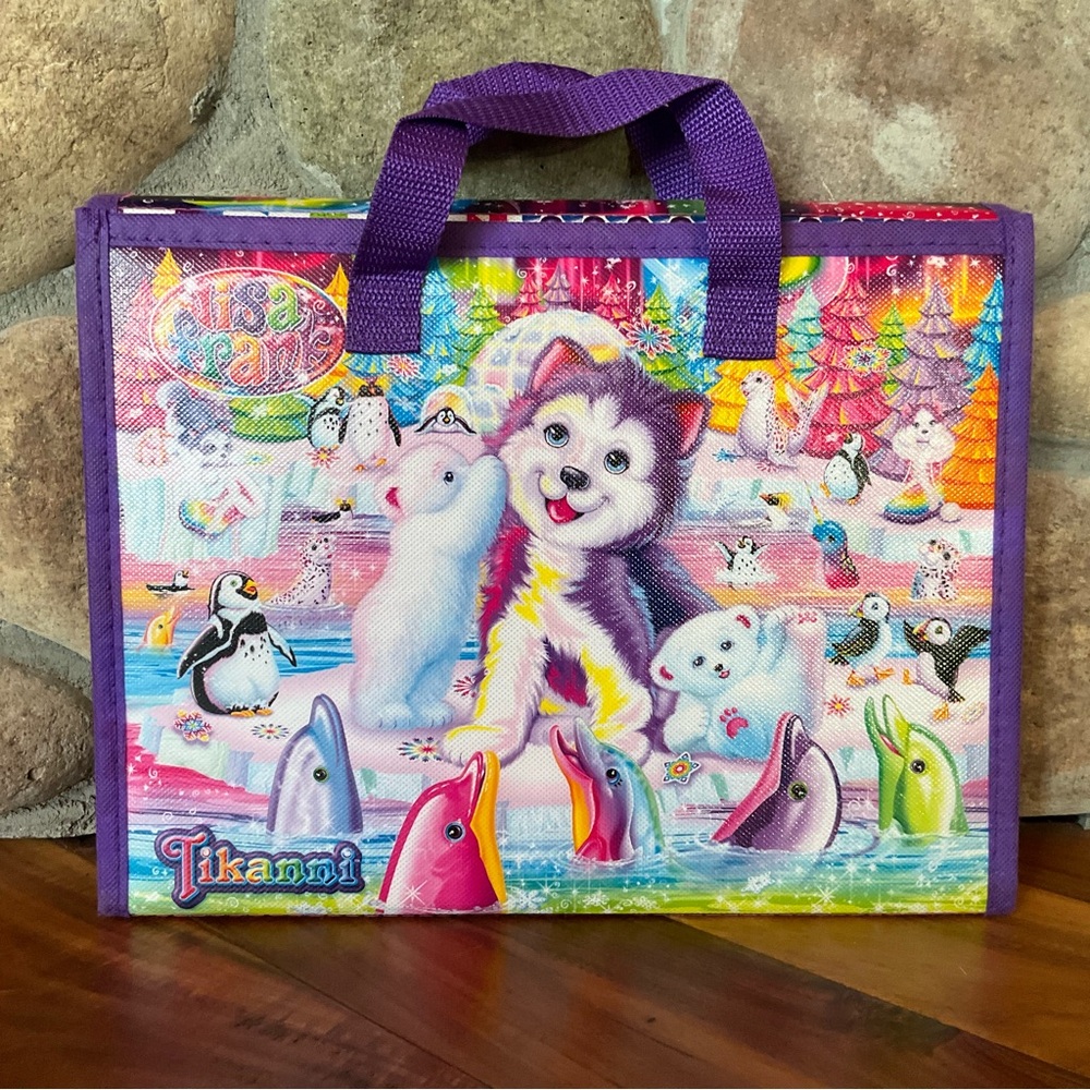 ✔️ Lisa Frank Tri-fold Art Case with Handles